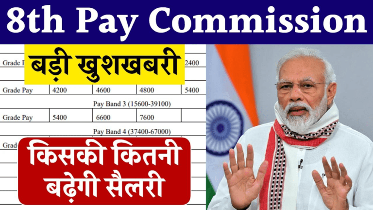 8th Pay Commission News: कर्मचारियों के लिए आई बड़ी खुशखबरी, जाने कितनी बढ़ेगी सैलरी