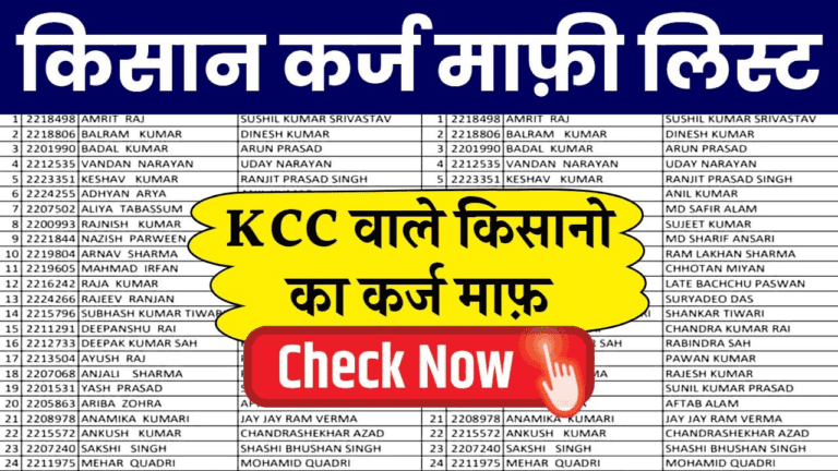 Kisan Karj Mafi New List: किसान कर्ज माफी की नई लिस्ट जारी, यहाँ से जल्दी चेक करें