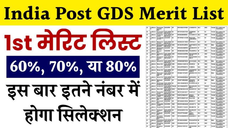 पोस्ट ऑफिस की नई मेरिट लिस्ट जारी, कम नंबर वालों का हो गया सिलेक्शन - India Post Gds Merit List 2024 ,Check Now